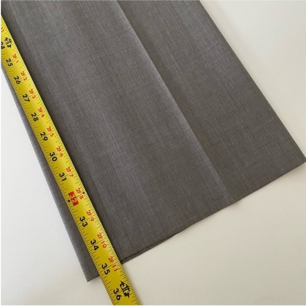 Akris Punto Women’s Pants Trousers Gray Straight Leg Stretch 100% wool size 8 - Picture 10 of 13